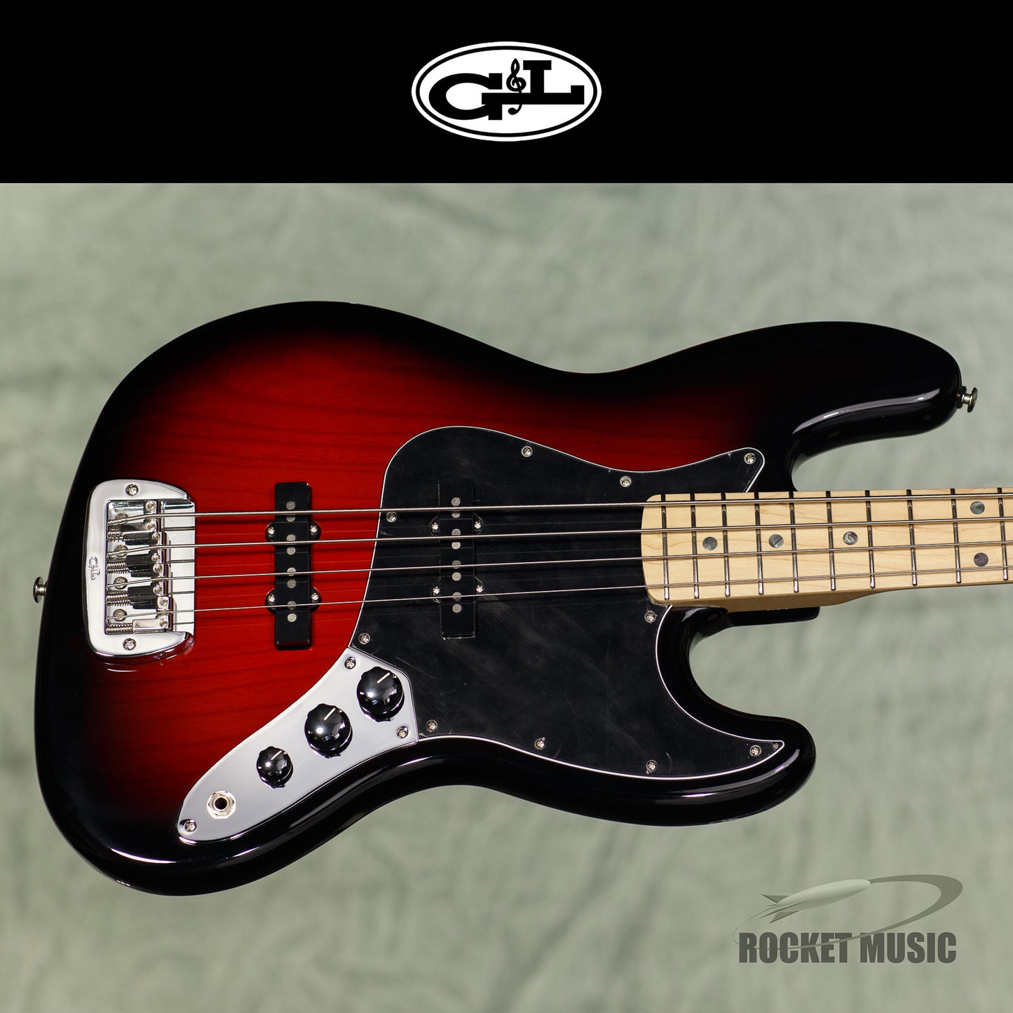 G&L JB Redburst / Maple