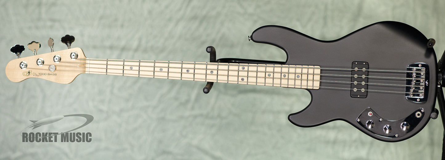 G&L CLF L-1000 Jet Black Frost / Maple