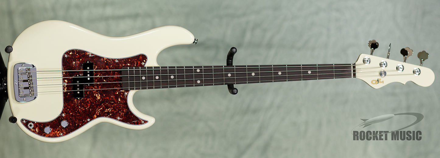 G&L LB-100 Vintage White / Rosewood
