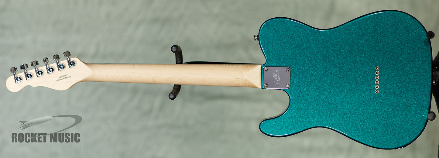 G&L ASAT Classic Bluesboy 90 Emerald Green Metallic / Rosewood