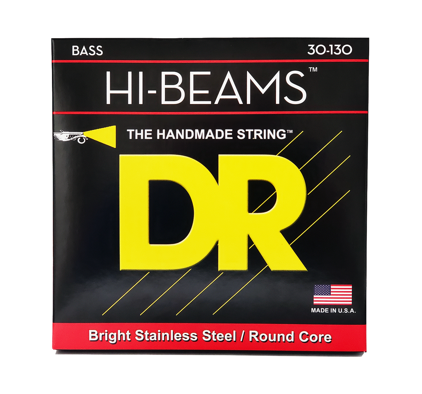 DR MR6-130 HI-BEAM Bass Strings, 6-String 30-130