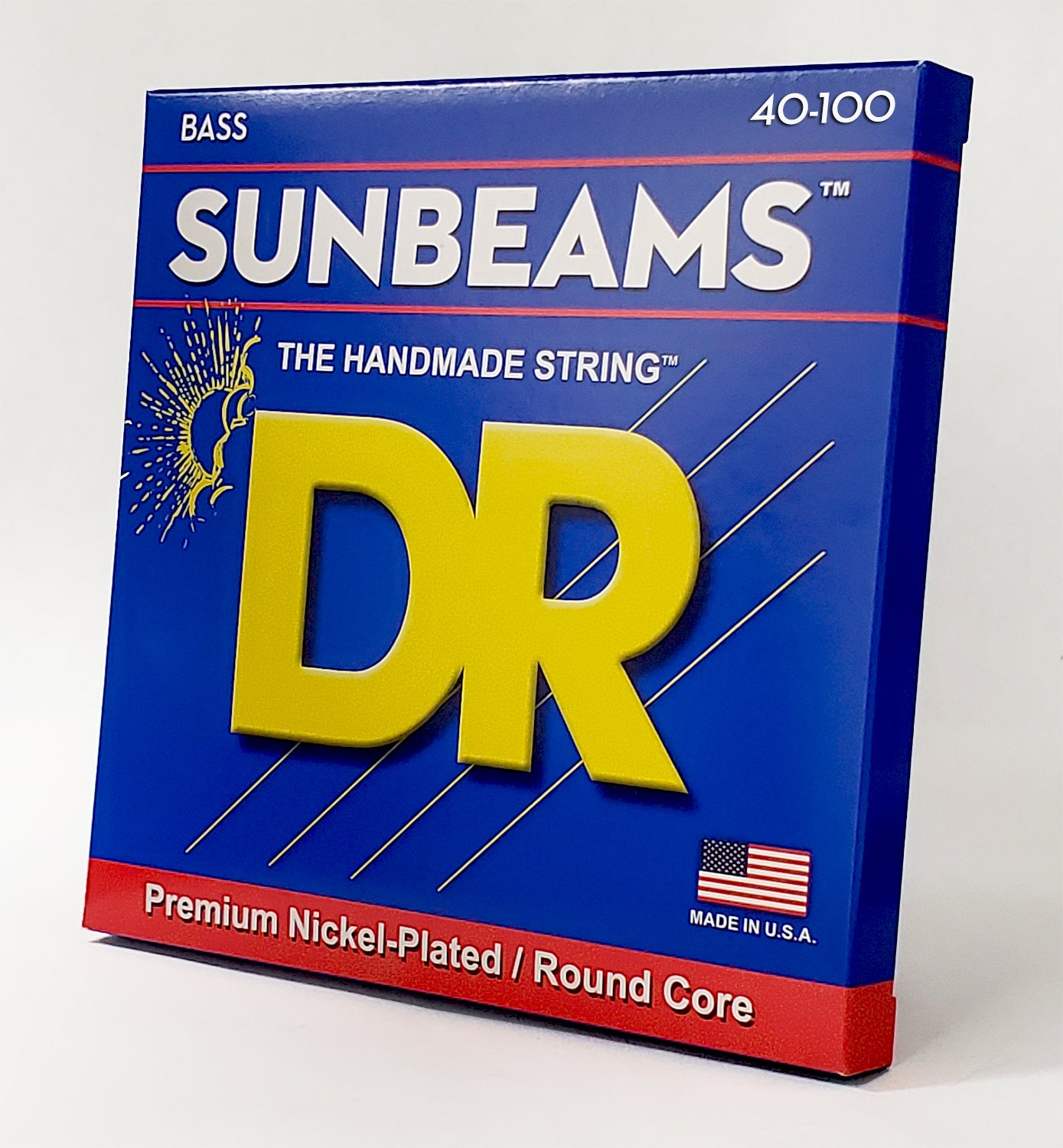 DR NLR-40 Sunbeams Bass Strings, 4-String 40-100