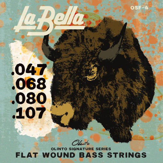 La Bella OSF-4 Olinto Signature Flats, 4-String