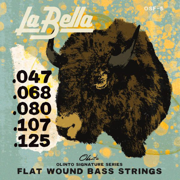 La Bella OSF-5 Olinto Signature Flats, 5-String