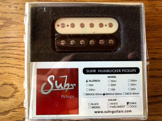 Suhr Aldrich Pickup - Bridge 50mm, Zebra