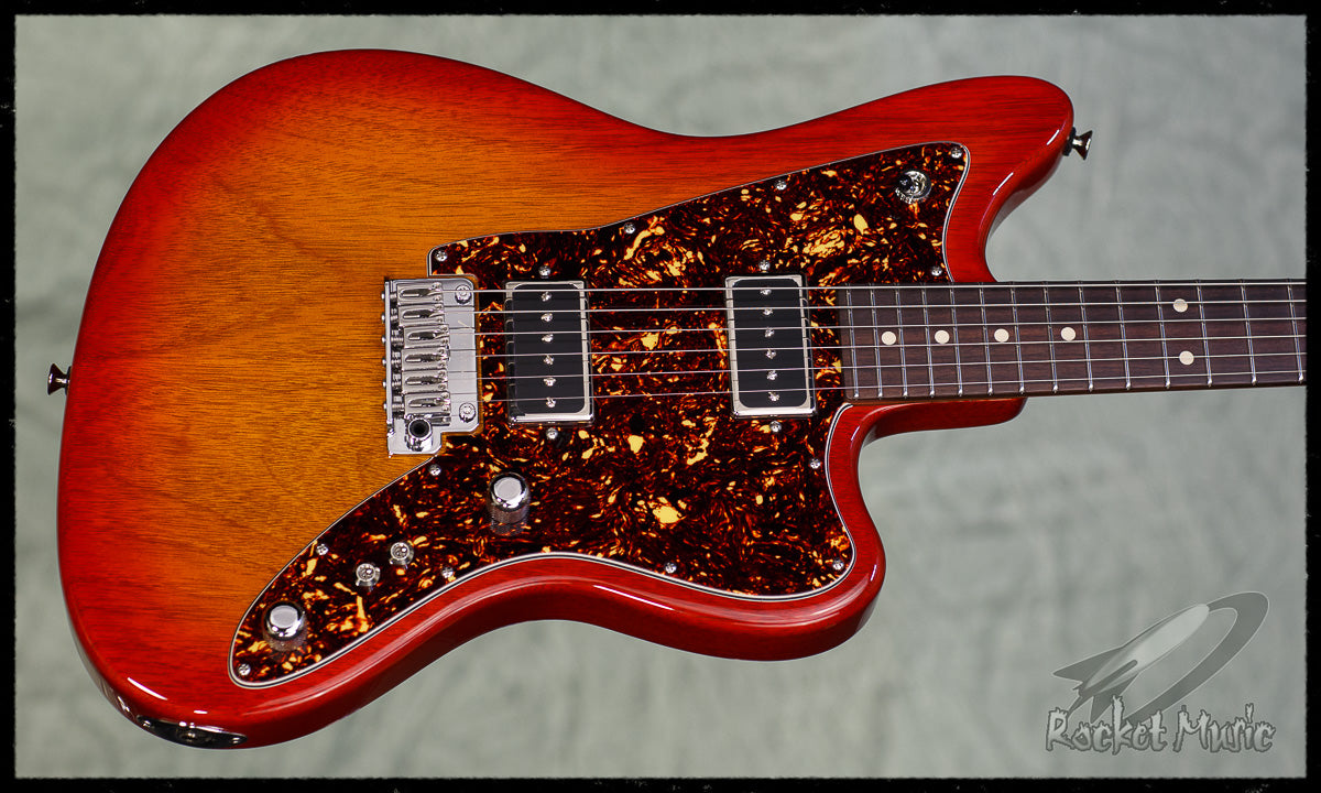 Anderson Raven Superbird Trans Amber To Cherry Burst