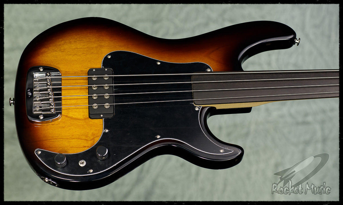 G&L Kiloton Fretless Tobacco Burst