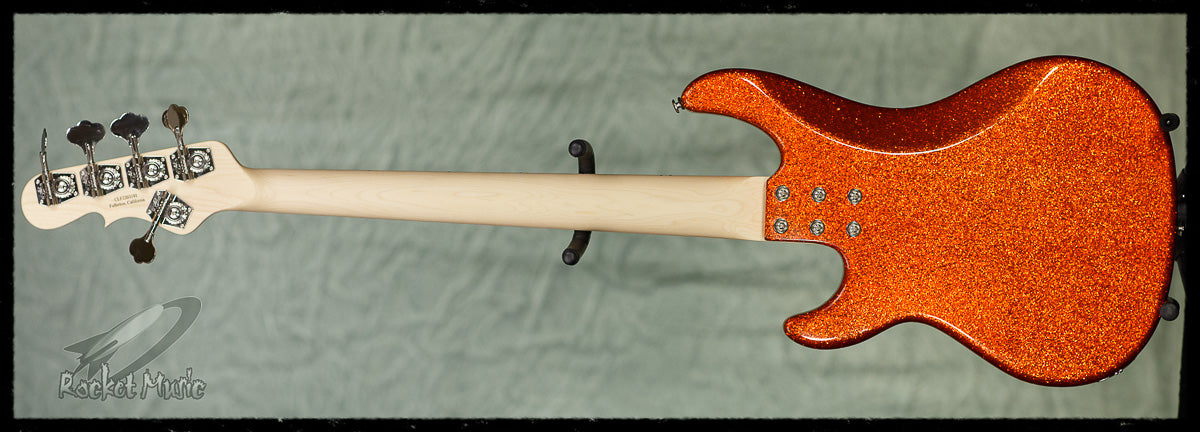 G&L Kiloton 5 Orange Metal Flake Maple
