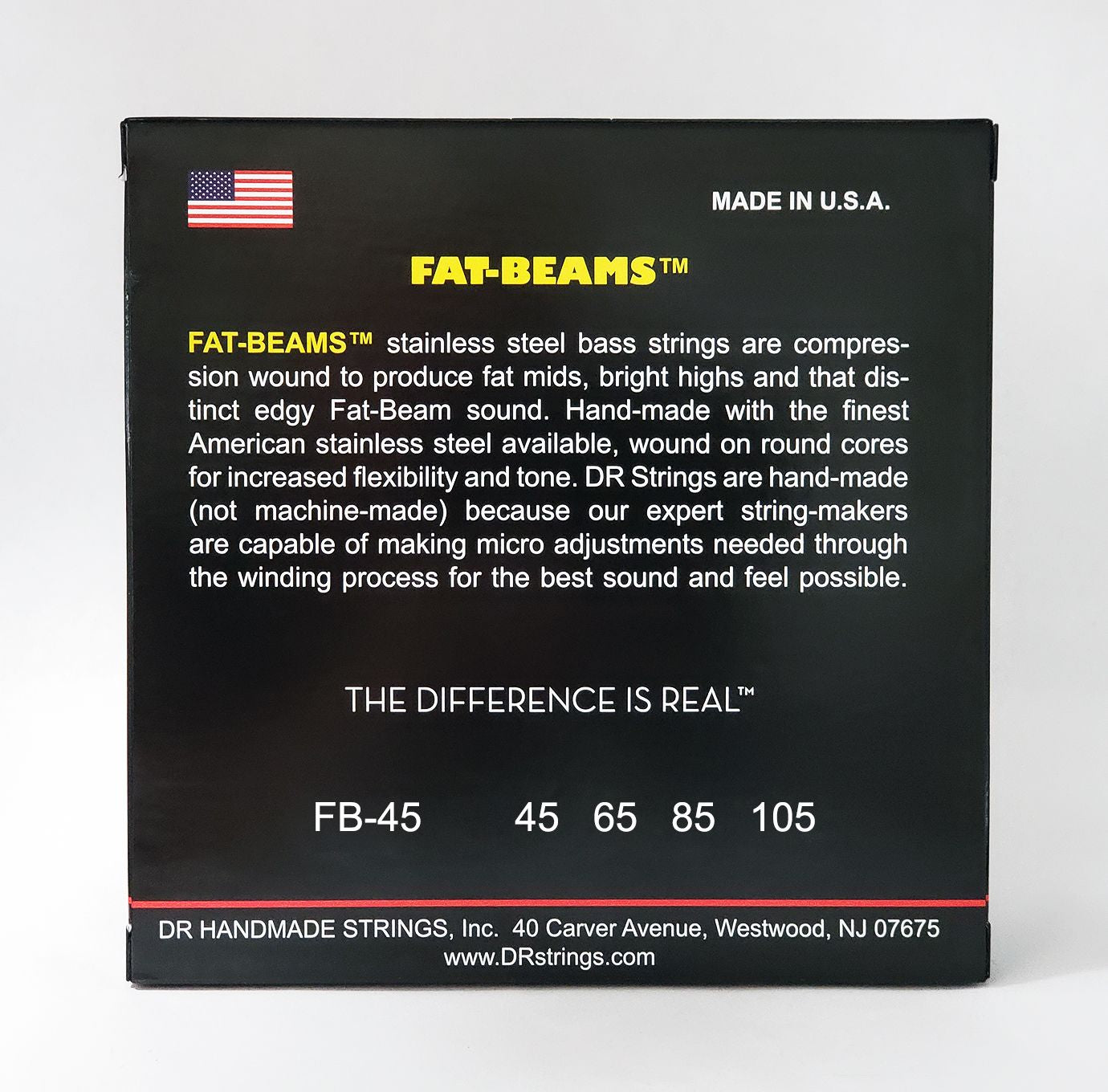 DR FB-45 FAT-BEAMS Bass Strings, 4-String 45-105