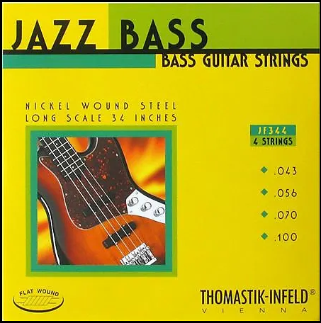 Thomastik-Infeld JF344 Jazz Flats, 4-String Long .043-.100