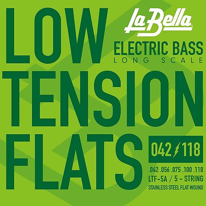 La Bella LTF-5A Low Tension Flats, 5-String Set