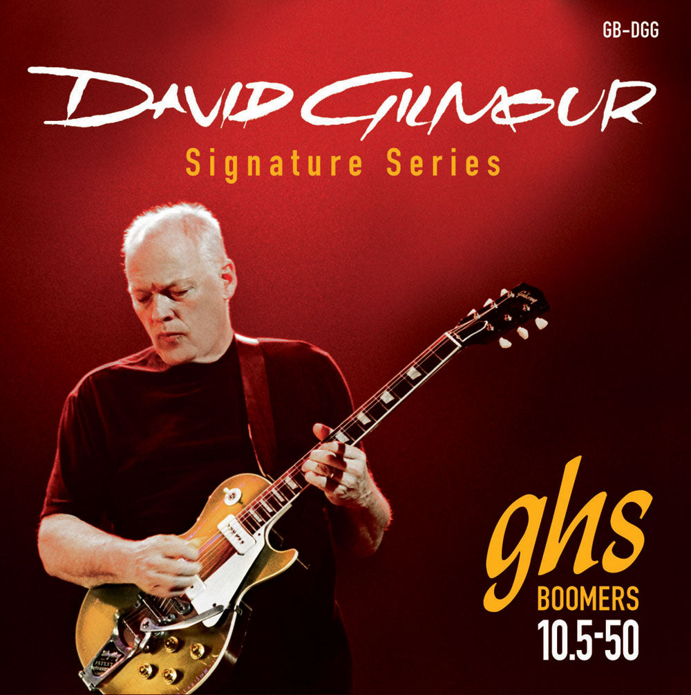 GHS GB-DGG Guitar Boomers David Gilmour Signature Electric Guitar Strings - .0105-.050 Red