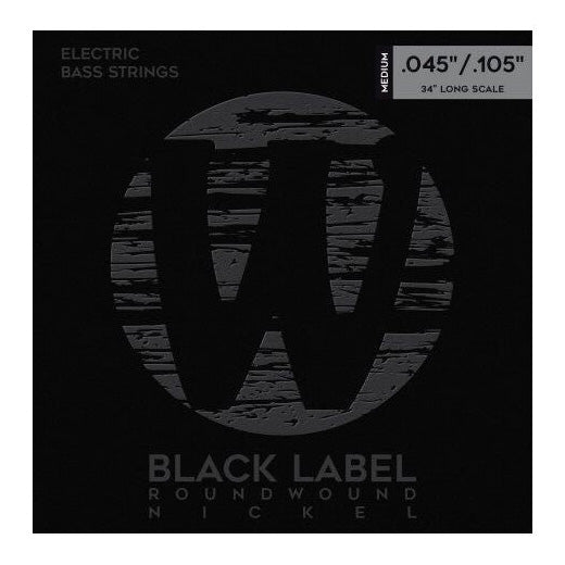 Warwick 41200 Black Label 45-105 Long Scale Nickel Bass Strings