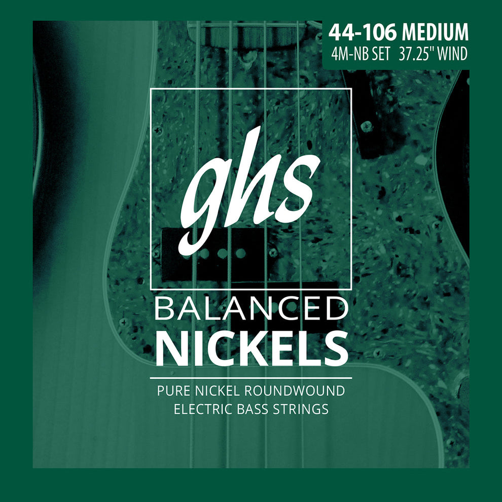 GHS Balanced Nickels, 4-String 44-106, 4M-NB