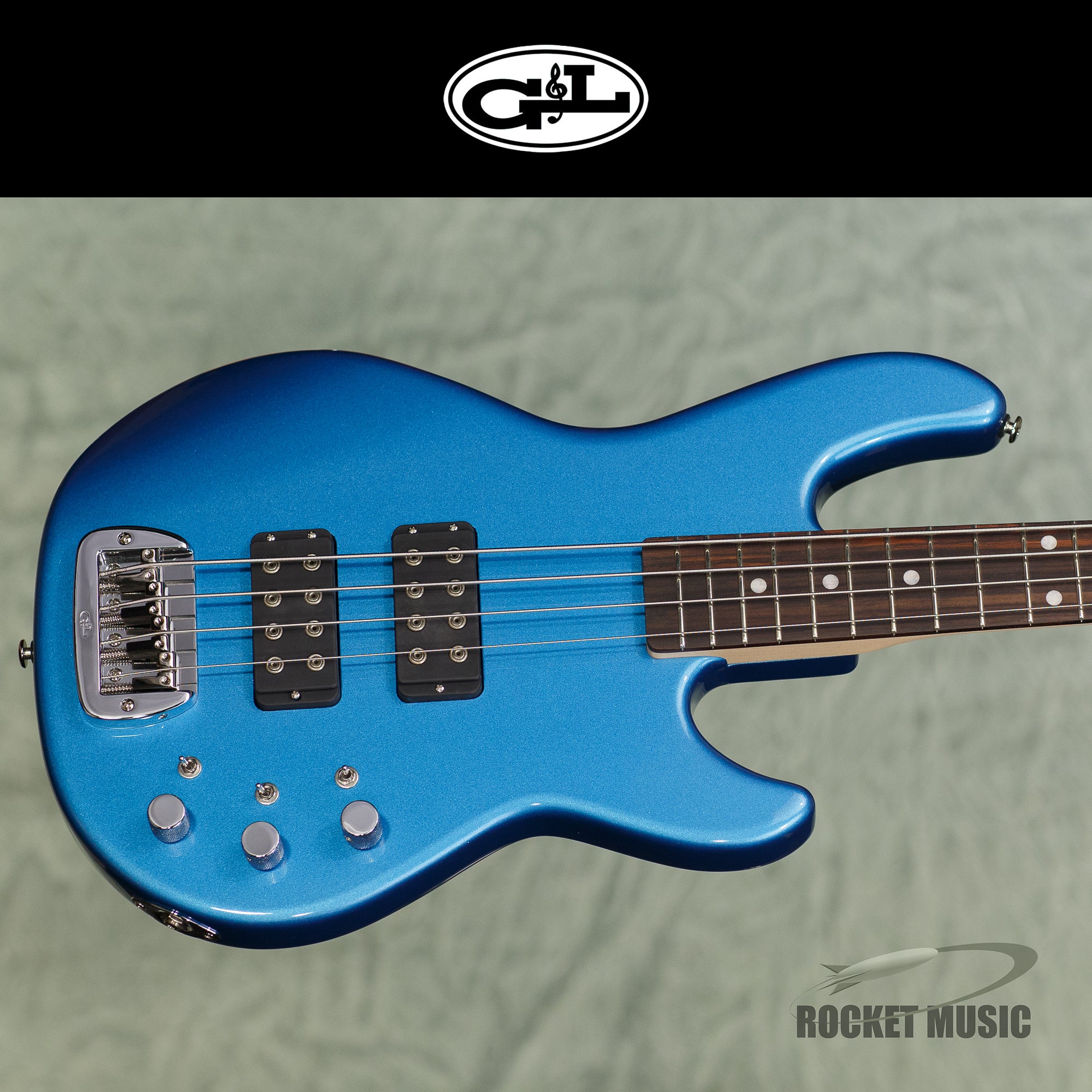 G&L L-2000 Lake Placid Blue / RW – RocketMusic