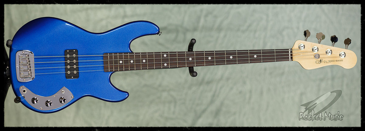 G&L CLF Research L1000 Midnight Blue Metallic / Indian Rosewood