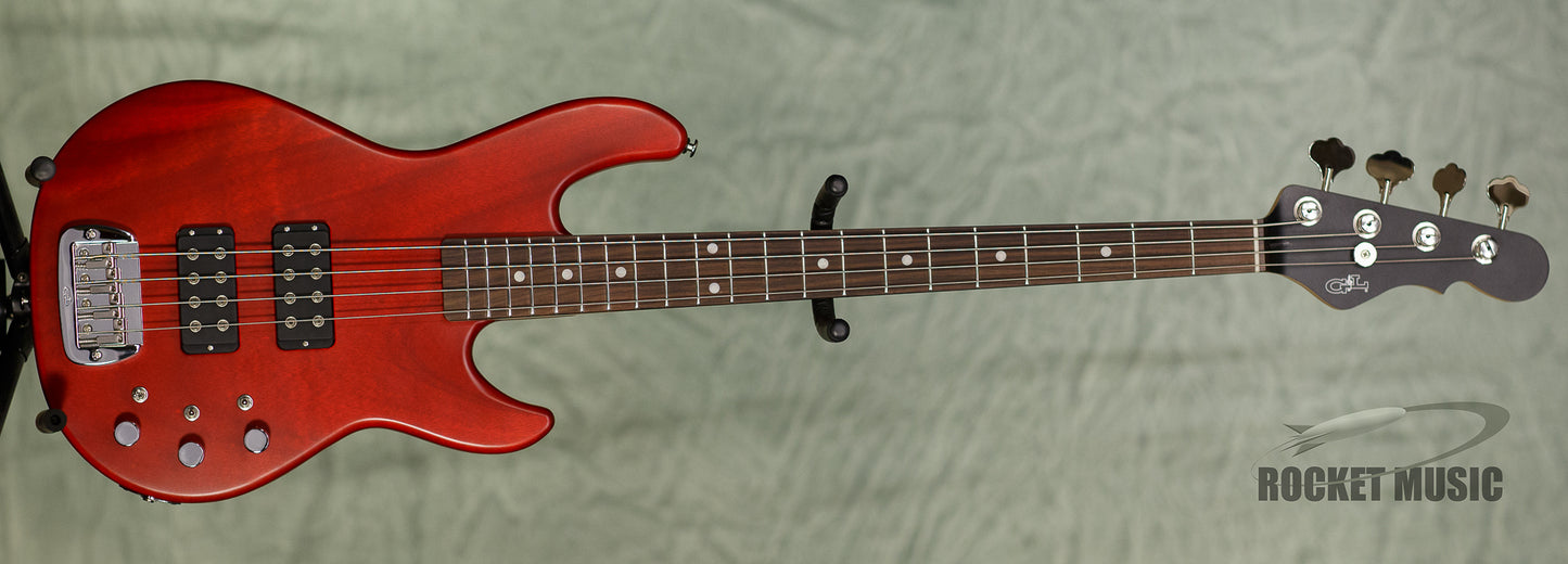 G&L L-2000 Clear Red Frost / Indian Rosewood