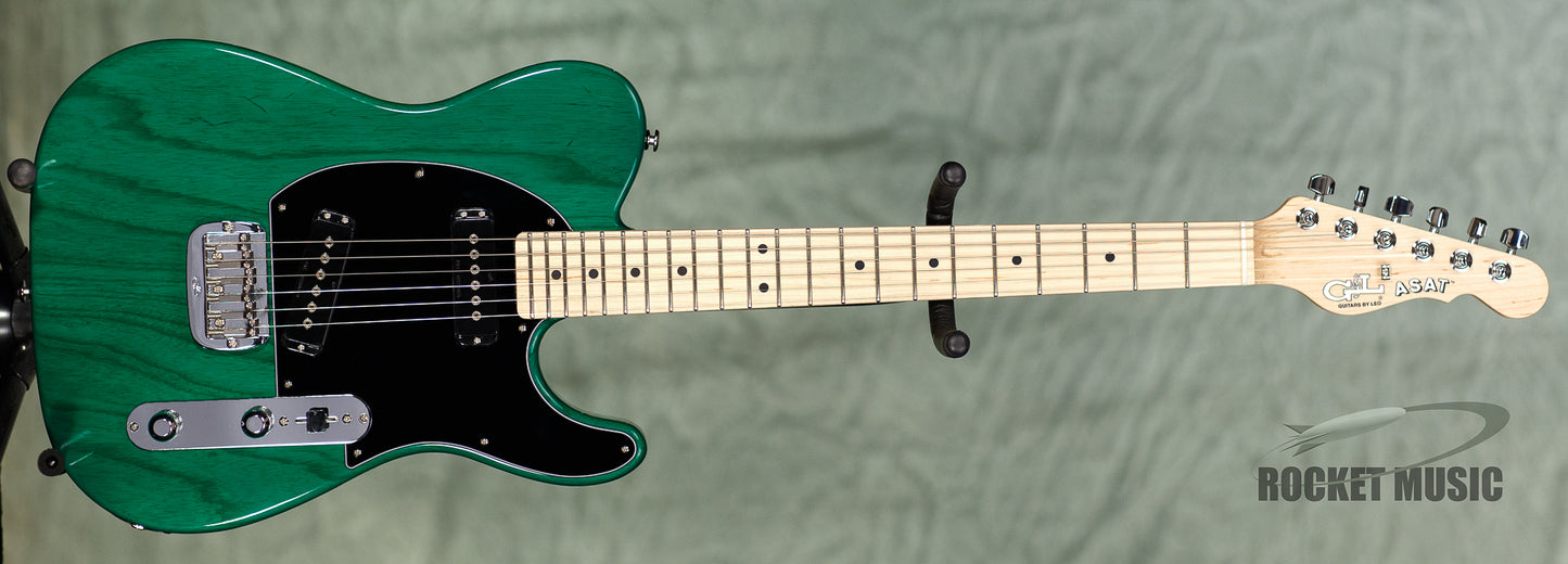 G&L ASAT Special Clear Forest Green / Maple