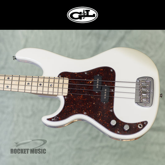 G&L SB-1 Pearl White / Maple, Lefty
