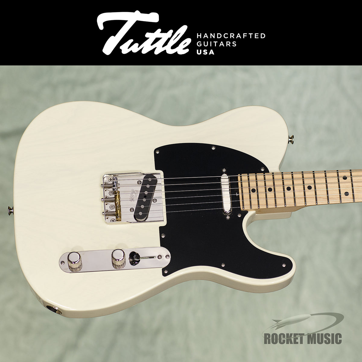 Tuttle Instrument Tuttle Custom Classic T White Blonde / Maple – RocketMusic