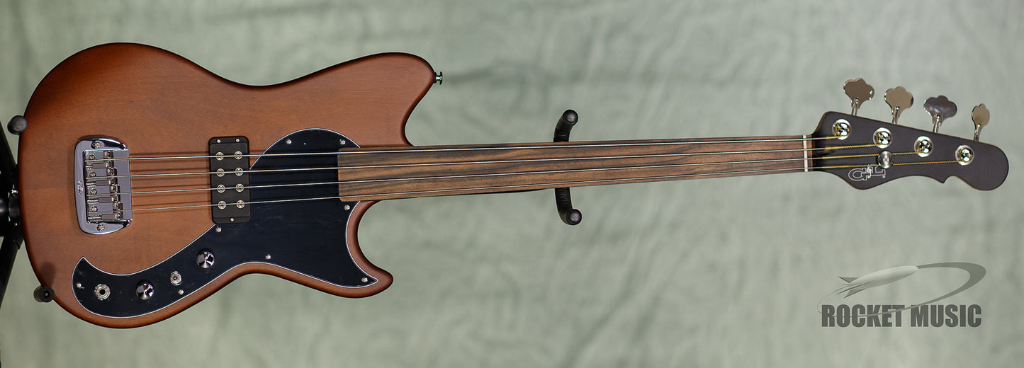 G&L Fallout Bass Whiskey Frost / Ebony
