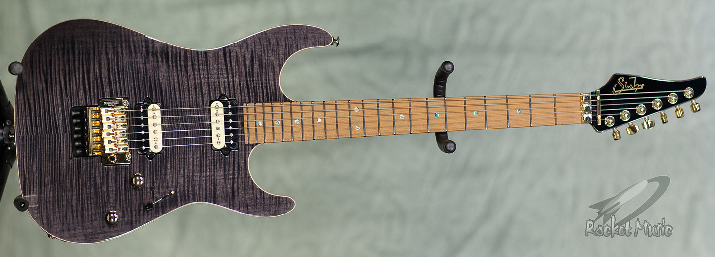 Suhr Standard Trans Black / Roasted Maple