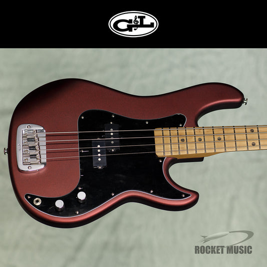 G&L LB-100 Ruby Red Metallic Frost / Maple