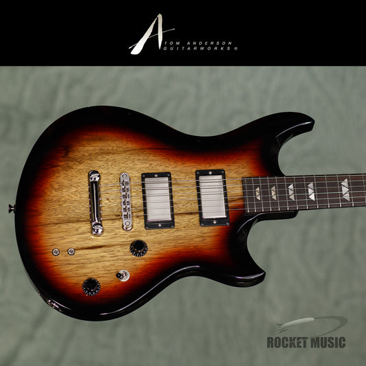 Anderson Wolfhound Natural To Cherry To Black Edge Burst