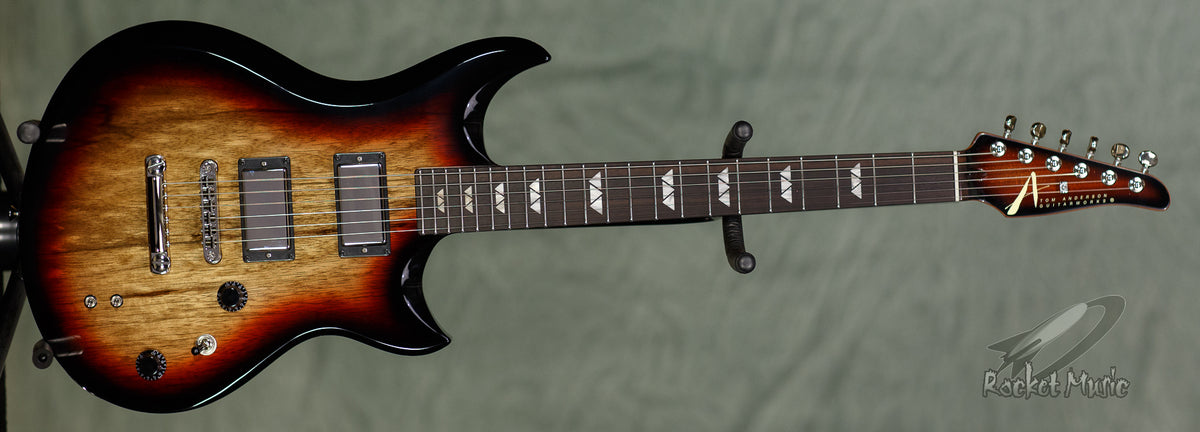 Anderson Wolfhound Natural To Cherry To Black Edge Burst
