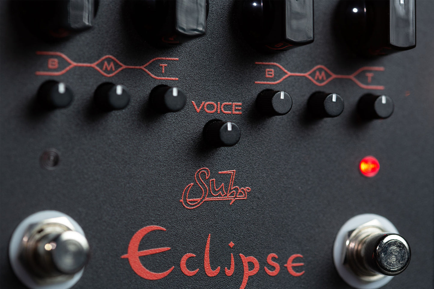 Suhr Eclipse Dual OD/Distortion Pedal, Black Edition