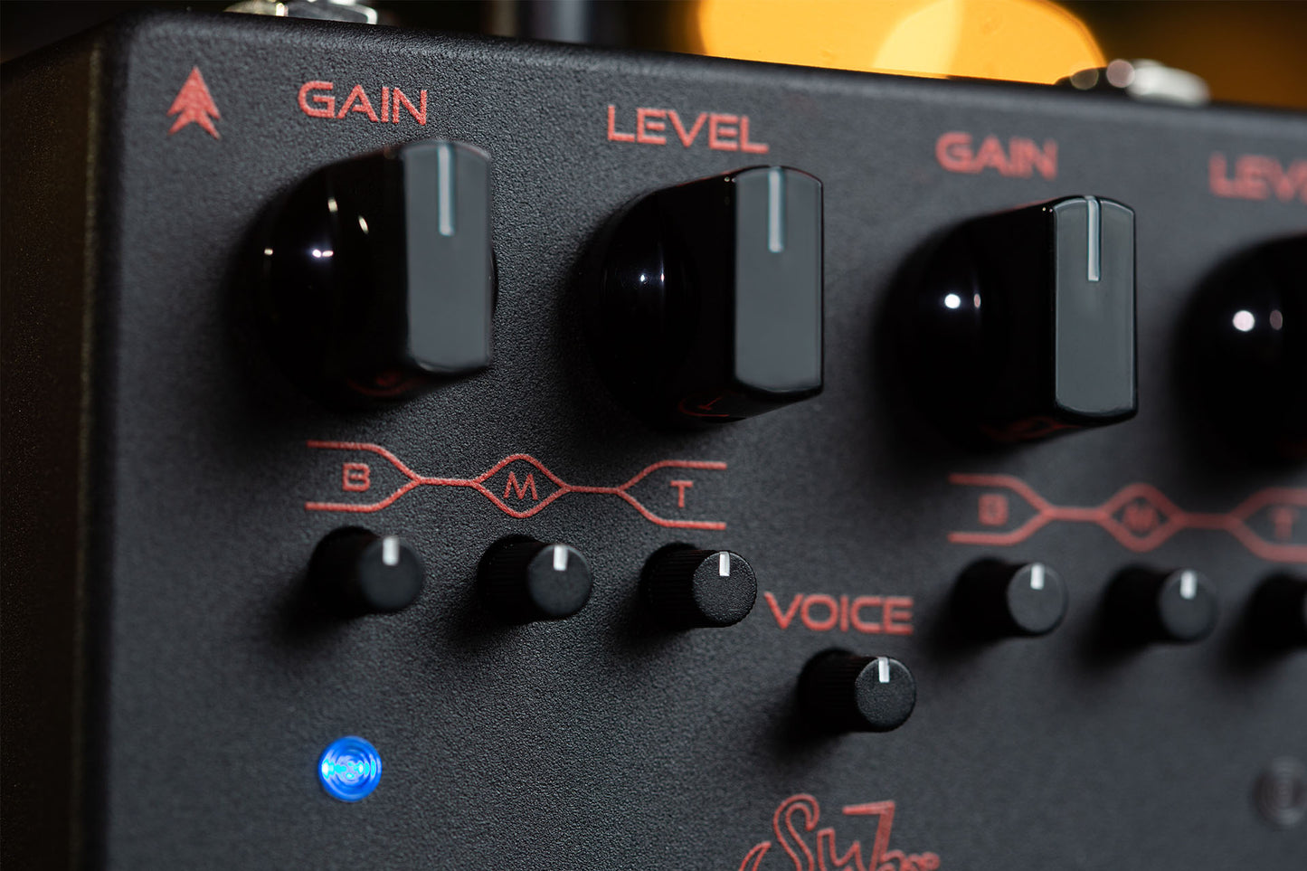 Suhr Eclipse Dual OD/Distortion Pedal, Black Edition