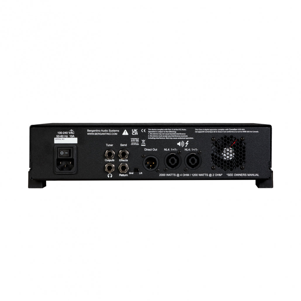 Bergantino Forte HP ULTRA Bass Amplifier