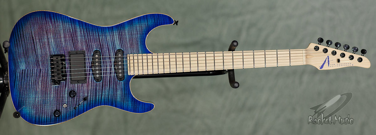 Anderson Drop Top Ultraviolet Blue with Blue Edge Burst