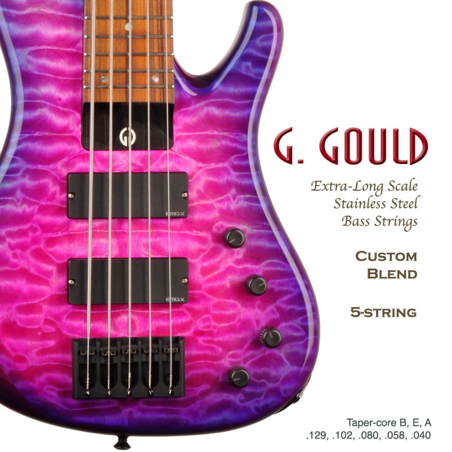G. Gould Custom Blend Bass Strings, 5-String