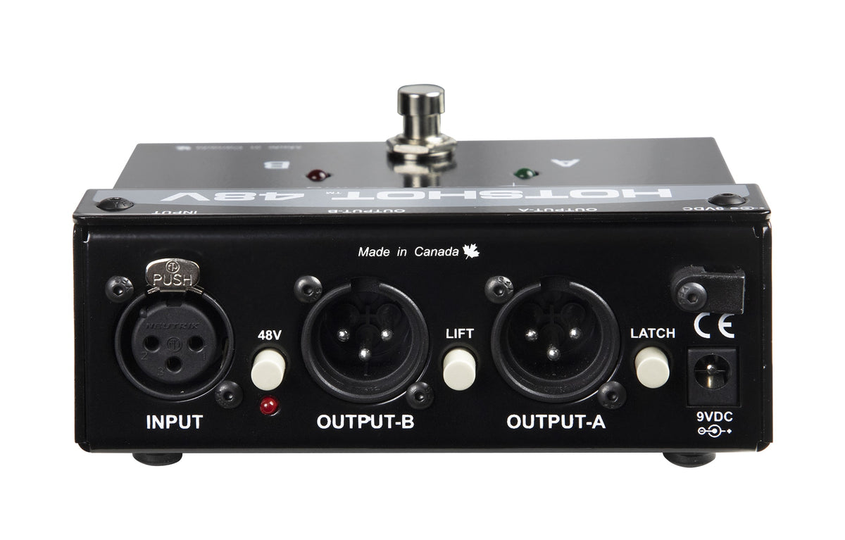 Radial HotShot 48V Condenser Mic Switcher