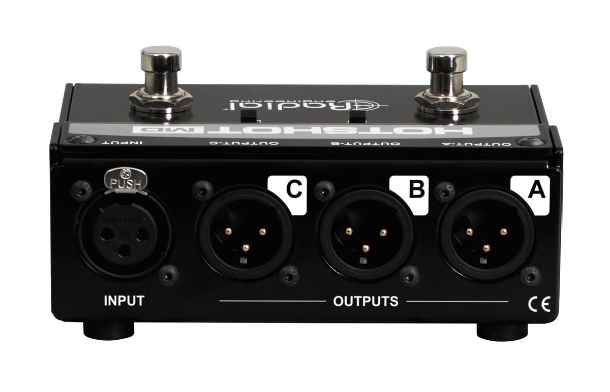 Radial HotShot MD Multi-Output Dynamic Mic Switcher