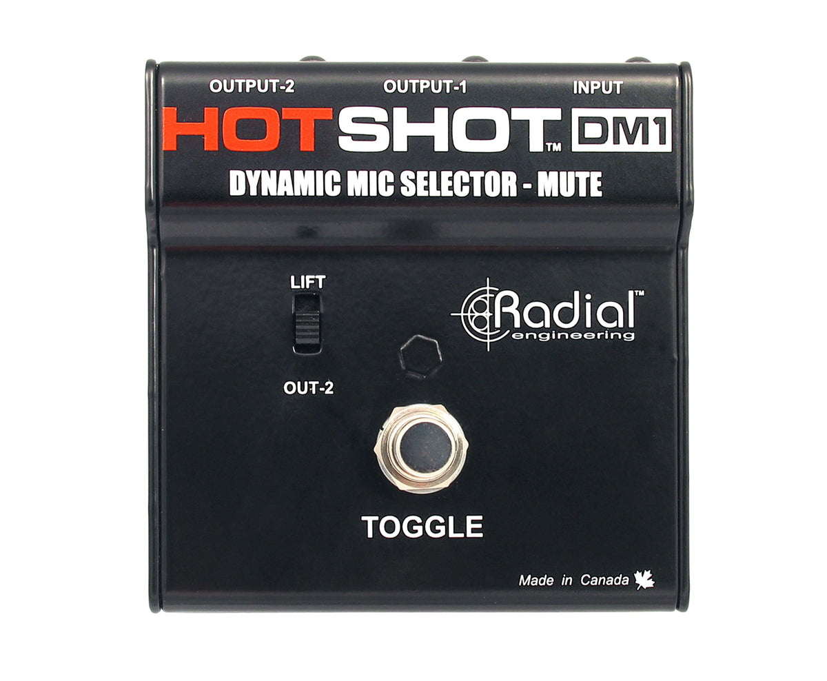 Radial HotShot DM-1 Dynamic Mic Switcher