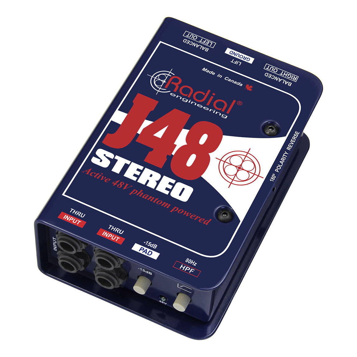 Radial J48 Stereo Active Direct Box