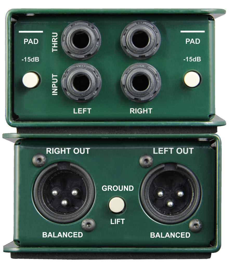 Radial JDI Stereo Passive Direct Box