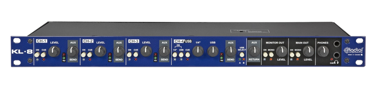 Radial KL8 Rackmount Keyboard Mixer