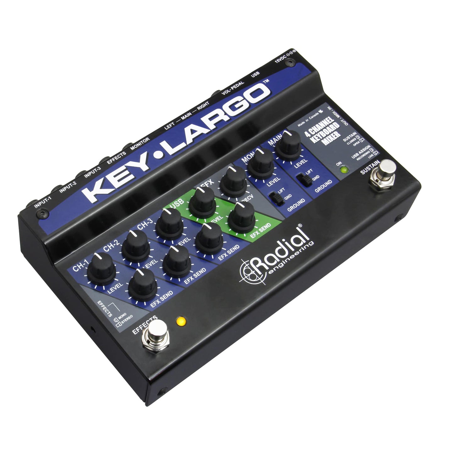 Radial Key Largo Keyboard Mixer