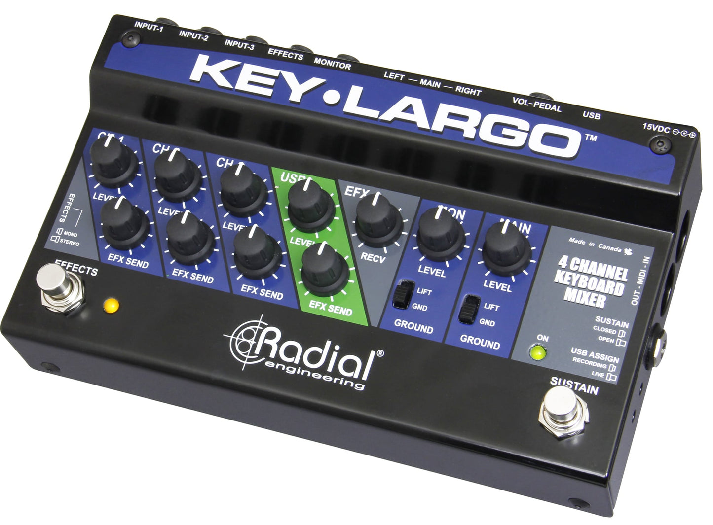 Radial Key Largo Keyboard Mixer