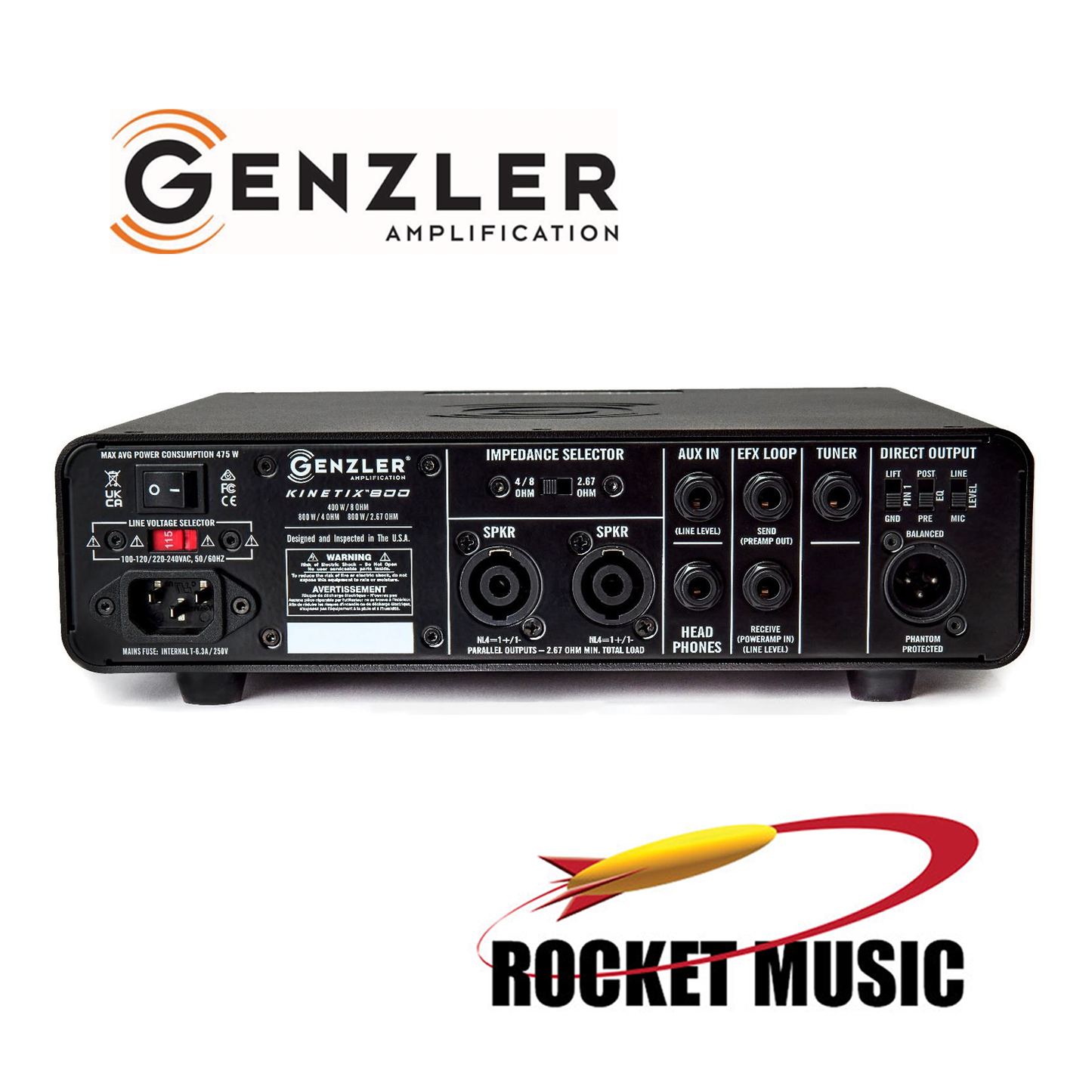 Genzler KINETIX 800 Bass Amplifier