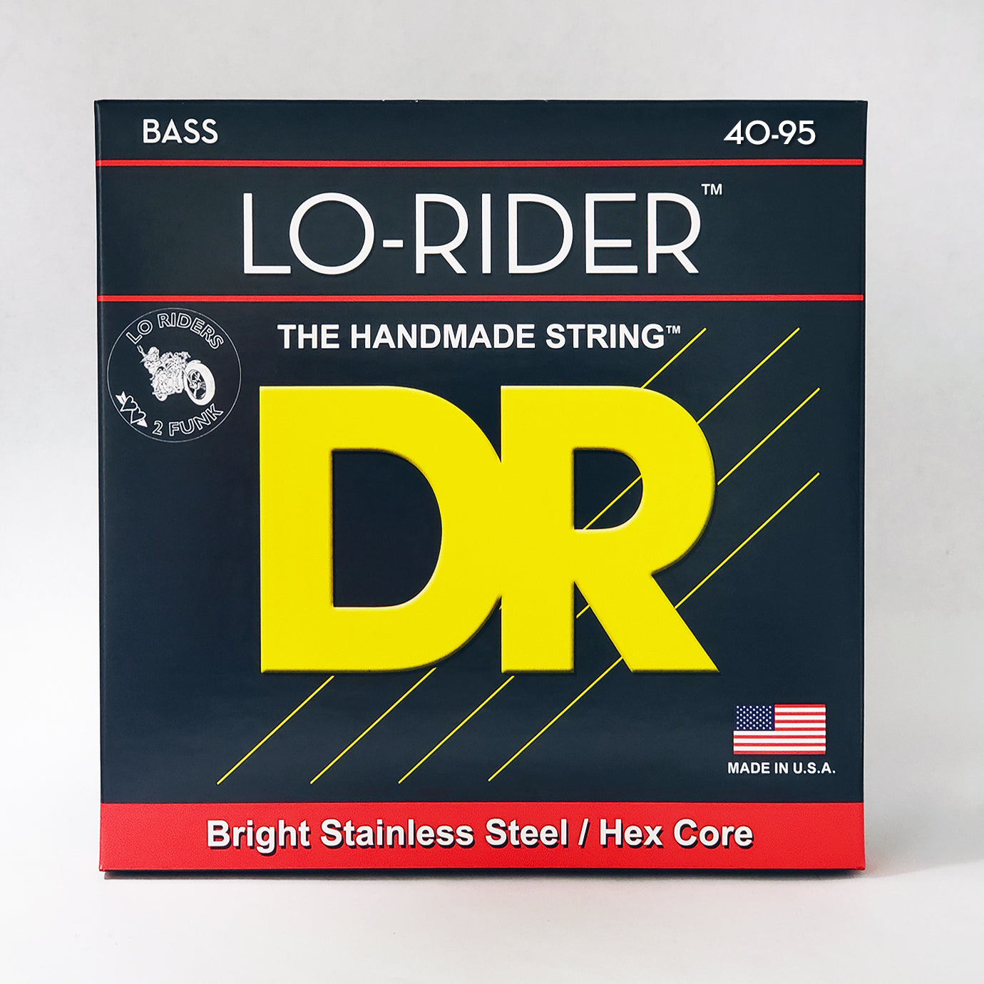 DR LLH-40 LO-RIDER Bass Strings. 4-String 40-95