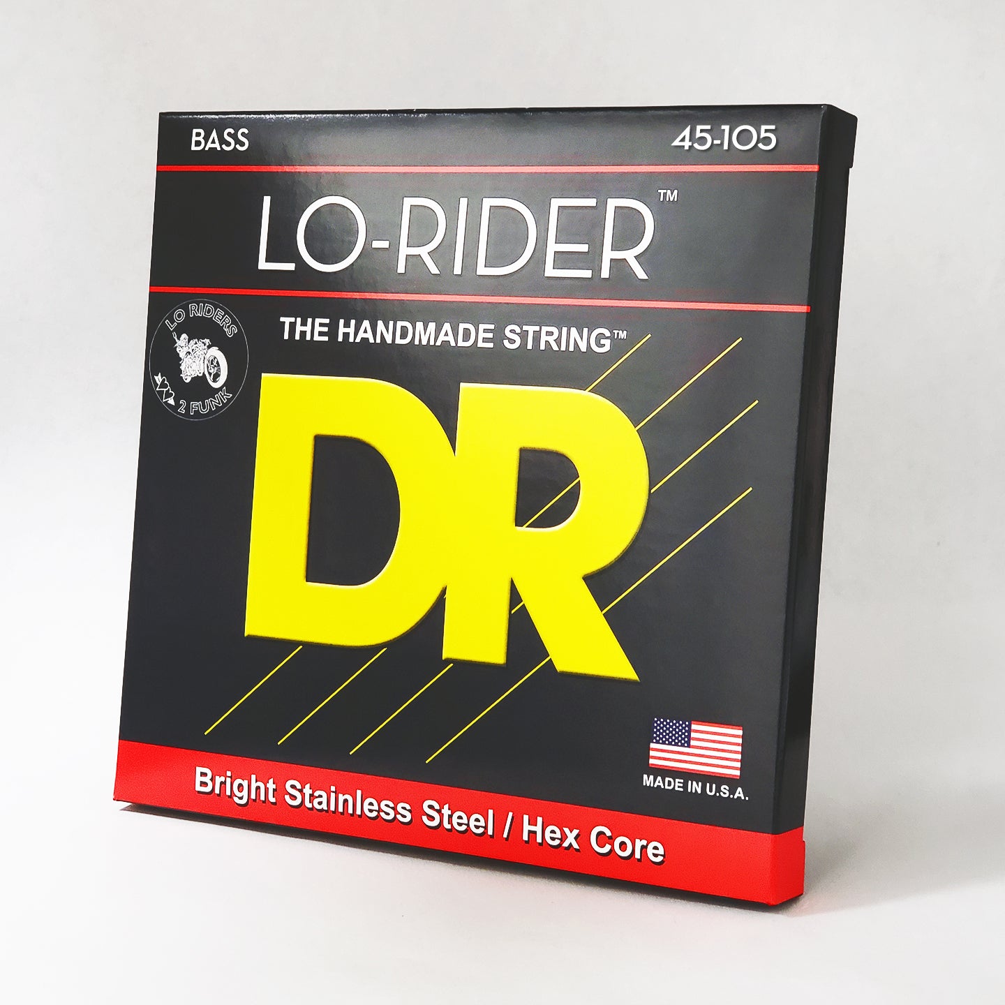 DR MH-45 LO-RIDER Bass Strings. 4-String 45-105