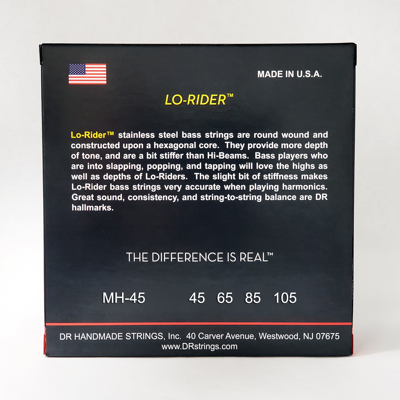 DR MH-45 LO-RIDER Bass Strings. 4-String 45-105