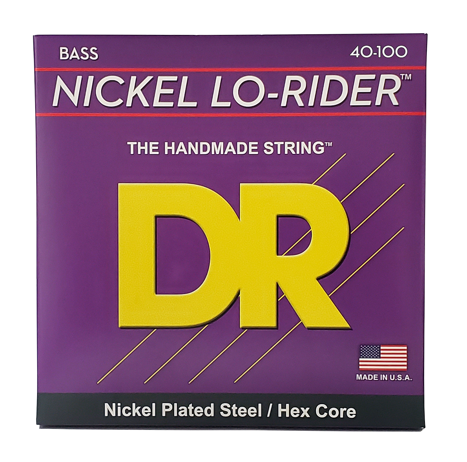 DR NLH-40 Nickel LO-RIDER Bass Strings, 4-String 40-100 – RocketMusic