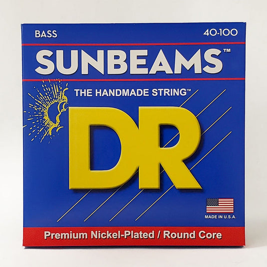 DR NLR-40 Sunbeams Bass Strings, 4-String 40-100