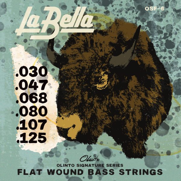 La Bella OSF-6 Olinto Signature Flats, 6-String