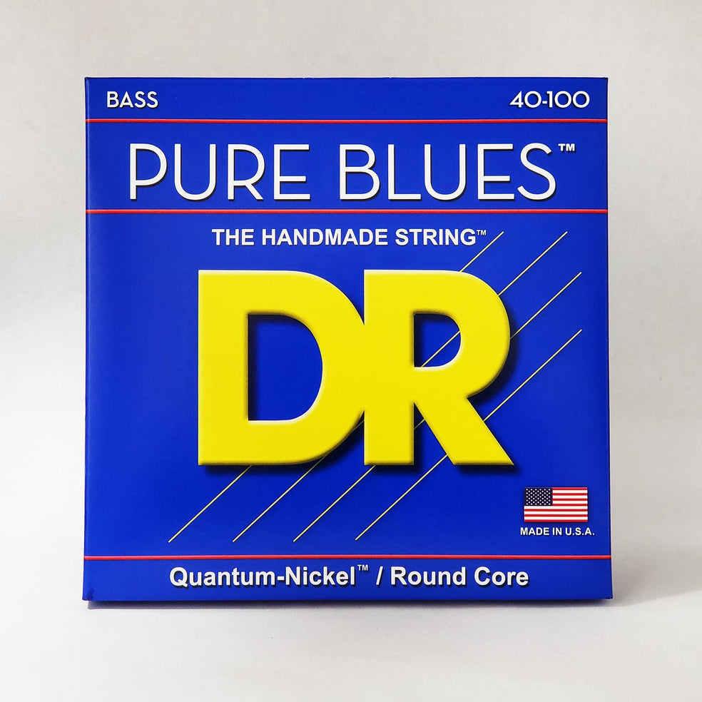 DR Pure Blues Bass Strings, 4-String 40-100, PB-40